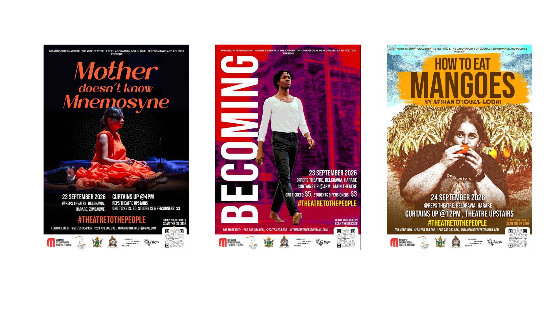 Contains hyperlinks to two articles on The HowlRound: Theatre as Civic Imagination and Mothers, Migrants, Artists