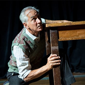 David Strathairn performing