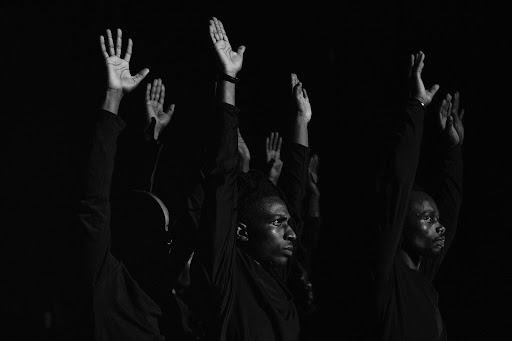 [“Tshukudu” by Fire Dance, DRC Bukavu/ photos by Leslie Akanyonyi]