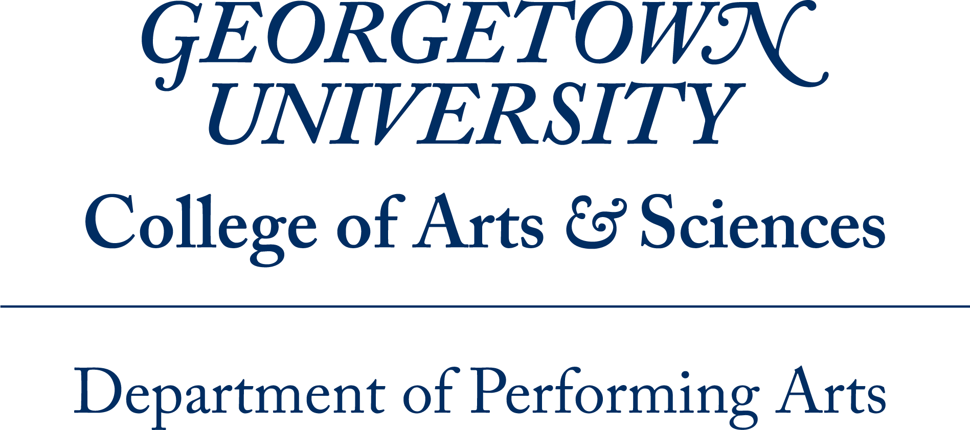 Georgetown Department of Performing Arts